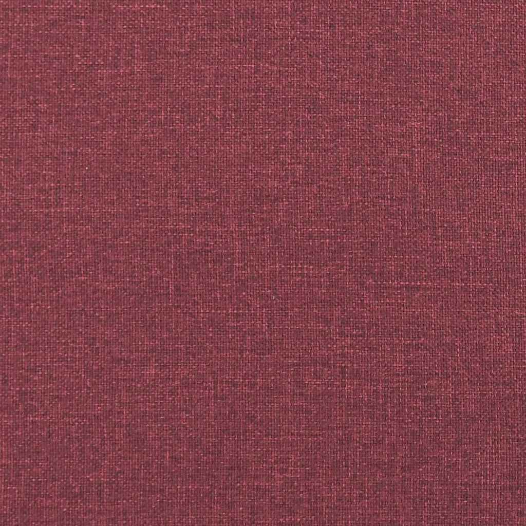fotoliu Rosu Vin 59 x 75 x 78 cm tesatura — imaginea 3