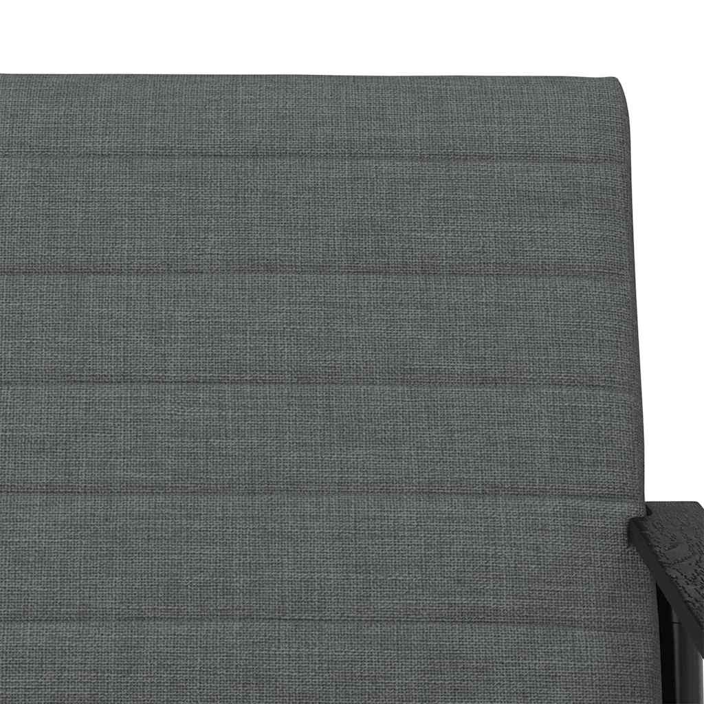 fotoliu Gri inchis 59 x 75 x 78 cm tesatura — imaginea 8