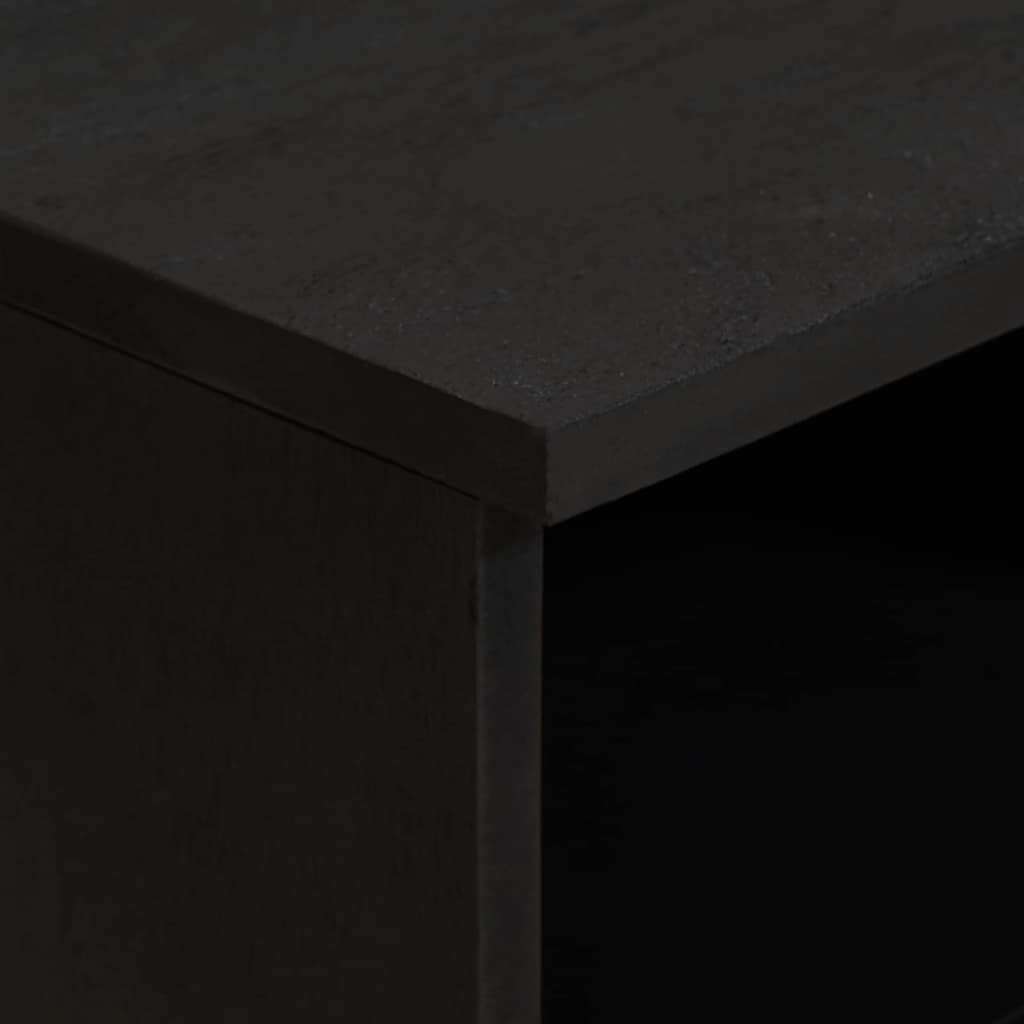 Cabinet TV cu sertar Negru 70 x 33 x 46 cm Lemn de mango solid — imaginea 7