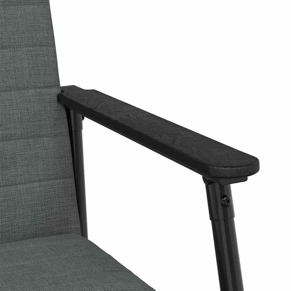 fotoliu Gri inchis 59 x 75 x 78 cm tesatura — imaginea 9