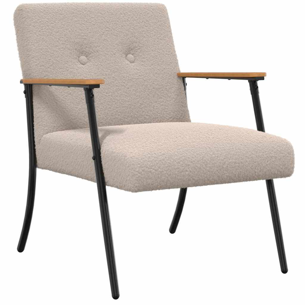 fotoliu Gri deschis 59 x 75 x 78 cm