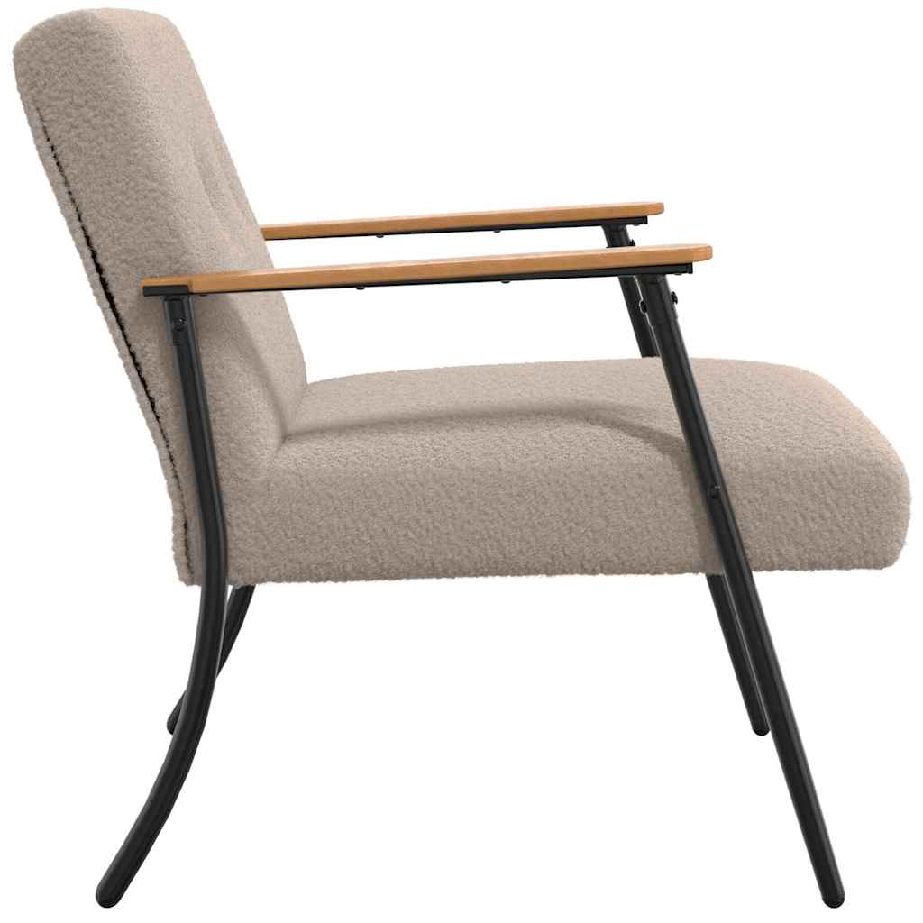 fotoliu Gri deschis 59 x 75 x 78 cm — imaginea 6
