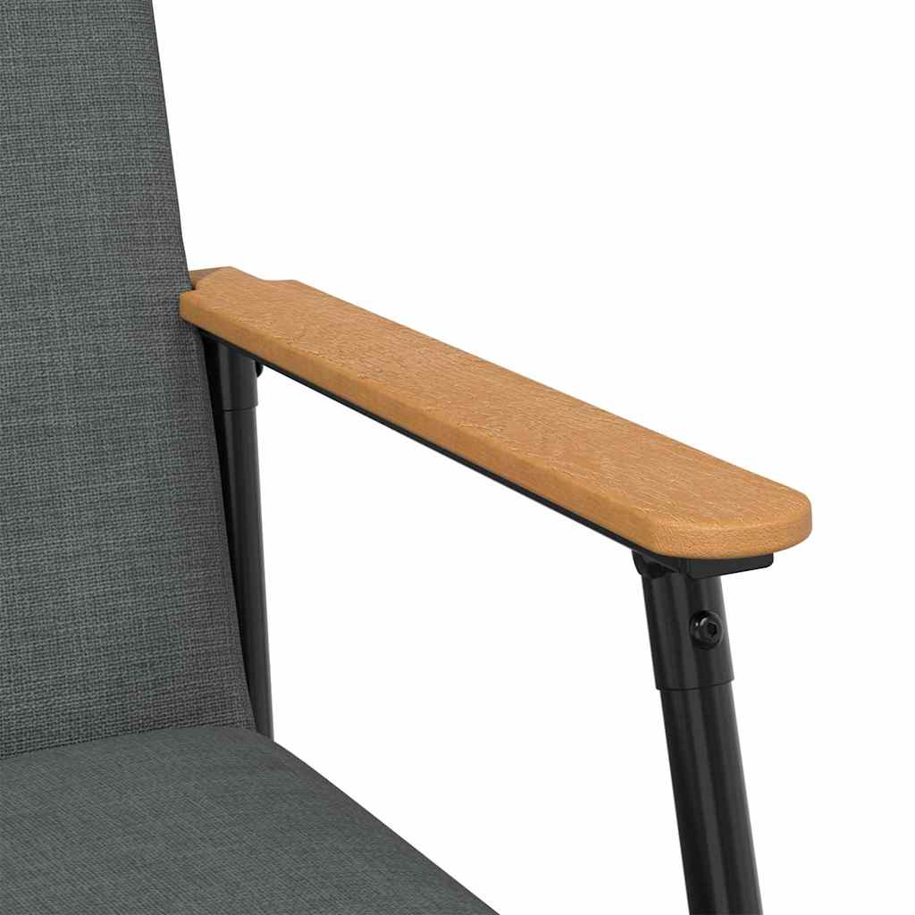 fotoliu Gri inchis 59 x 75 x 78 cm tesatura — imaginea 9