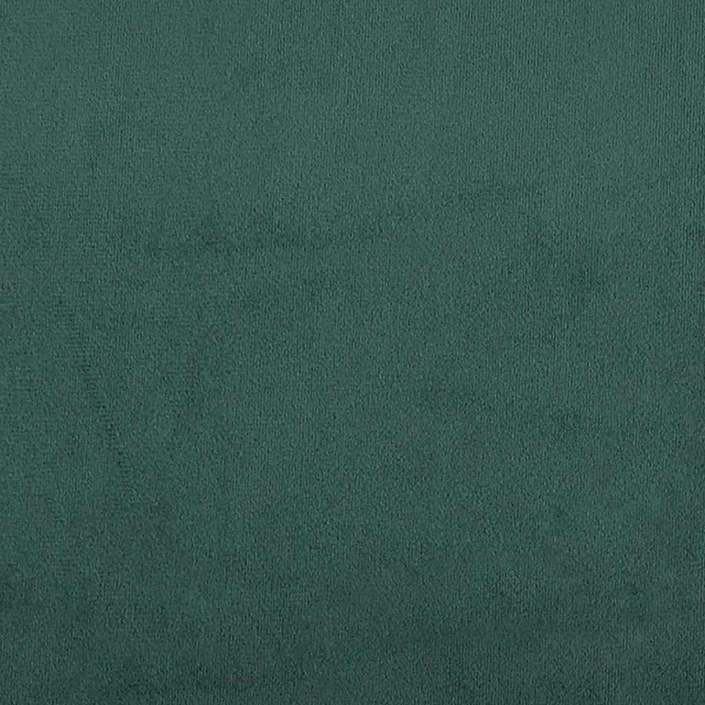 fotoliu Verde inchis 59 x 75 x 78 cm Catifea — imaginea 3