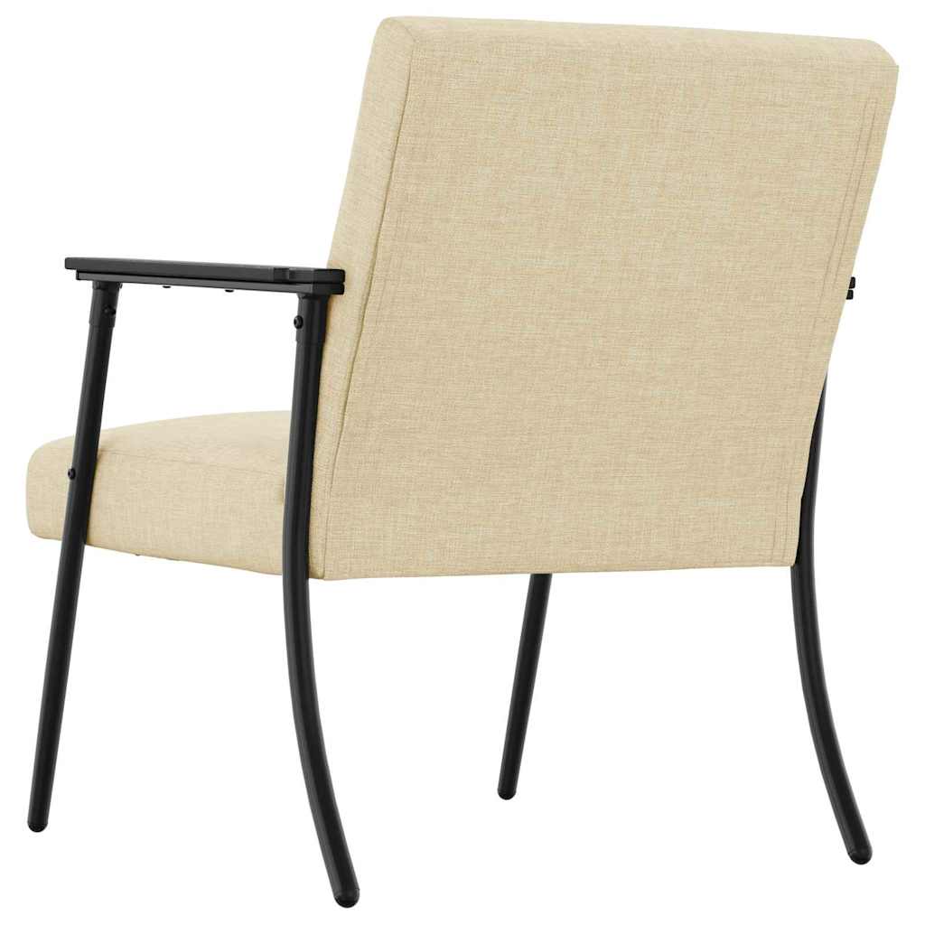 fotoliu Crem 59 x 75 x 78 cm tesatura — imaginea 7