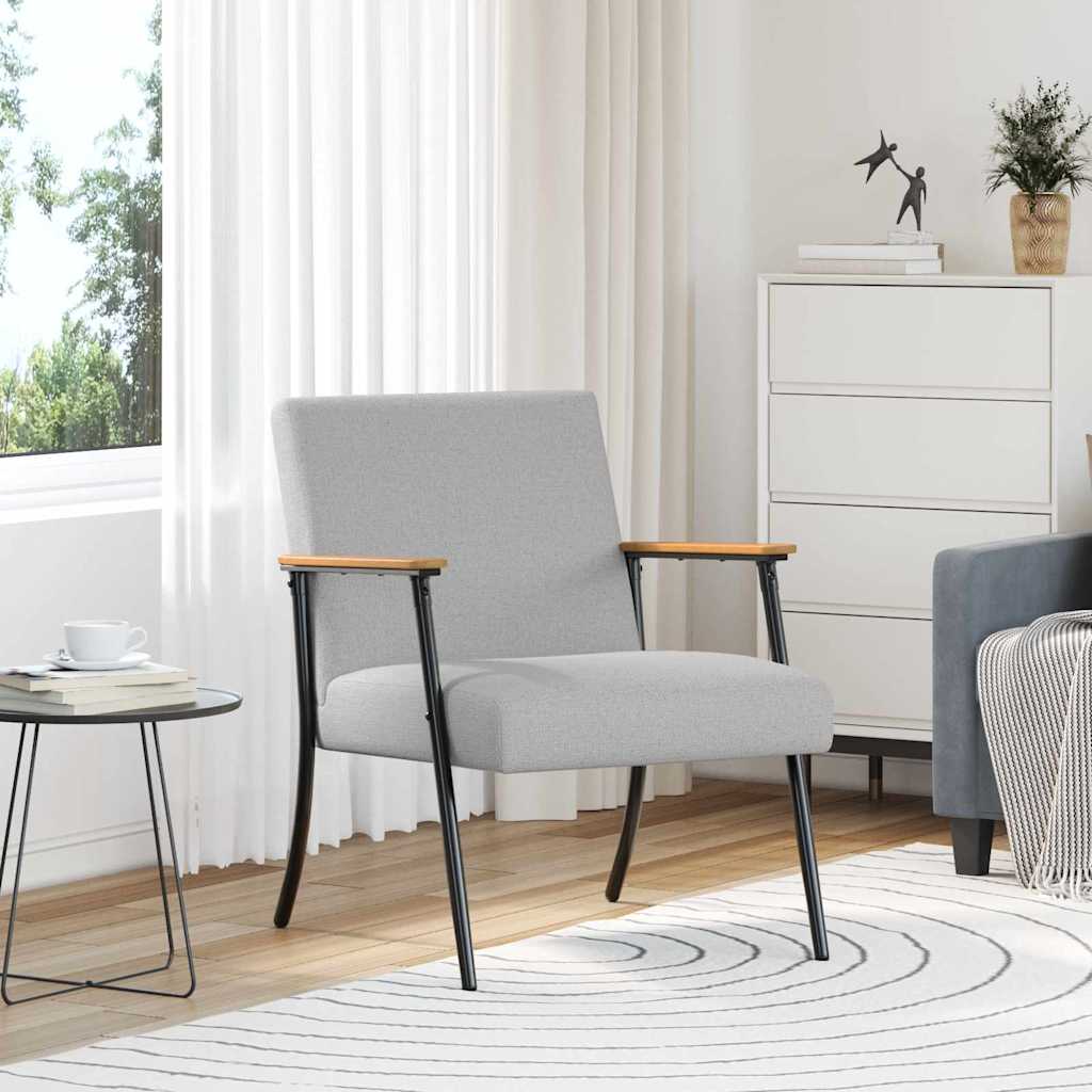 fotoliu Gri nori 59 x 75 x 78 cm tesatura — imaginea 2
