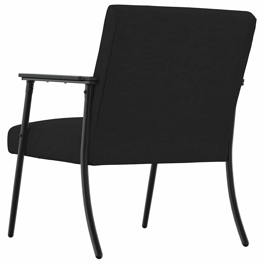 fotoliu Negru 59 x 75 x 78 cm tesatura — imaginea 7
