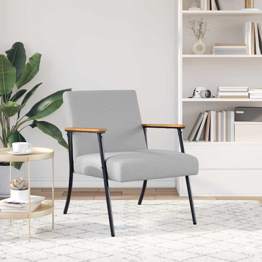 fotoliu Gri nori 59 x 75 x 78 cm tesatura — imaginea 4
