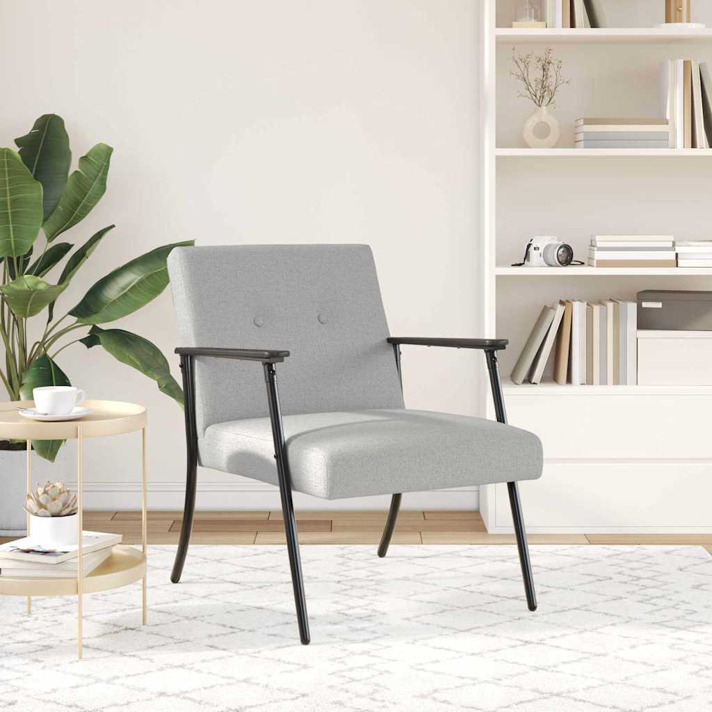 fotoliu Gri nori 59 x 75 x 78 cm tesatura — imaginea 4