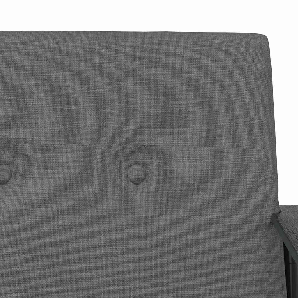fotoliu Gri inchis 59 x 75 x 78 cm tesatura — imaginea 8