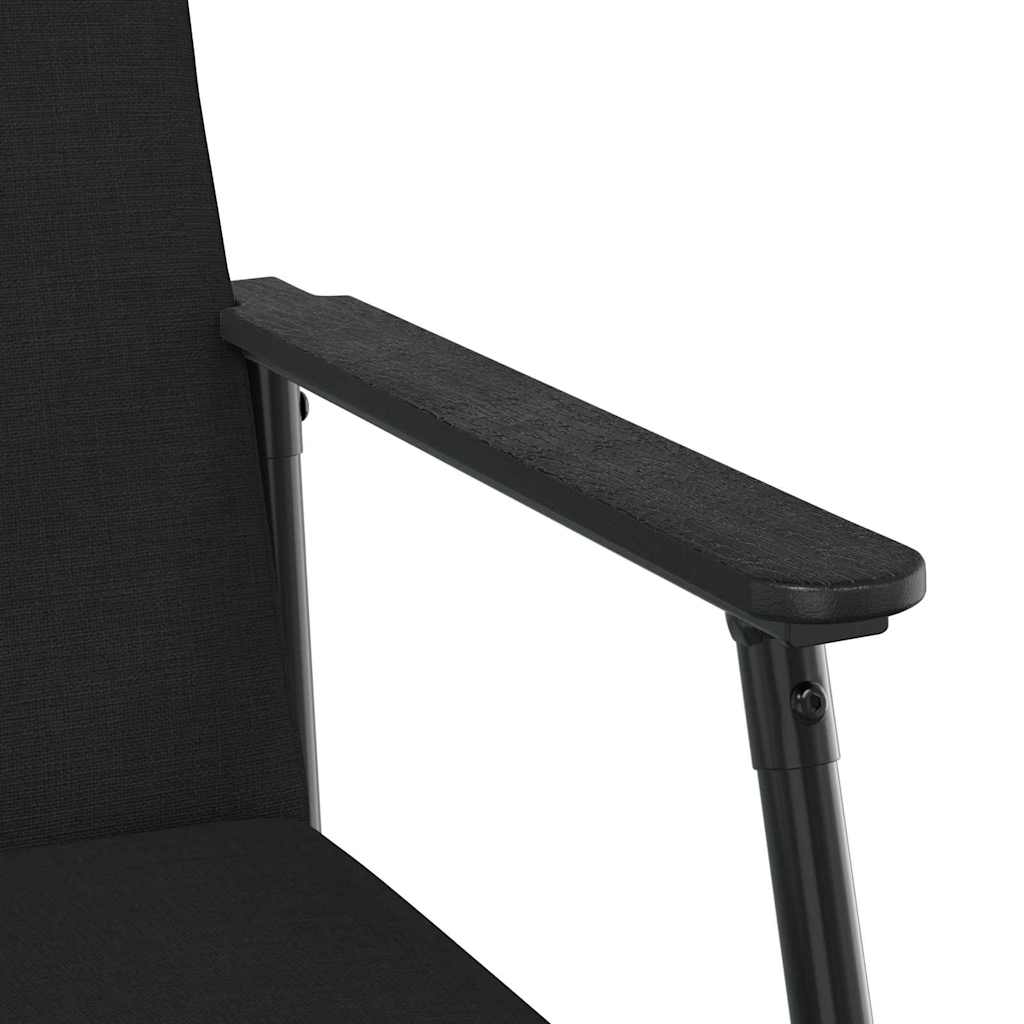 fotoliu Negru 59 x 75 x 78 cm tesatura — imaginea 9