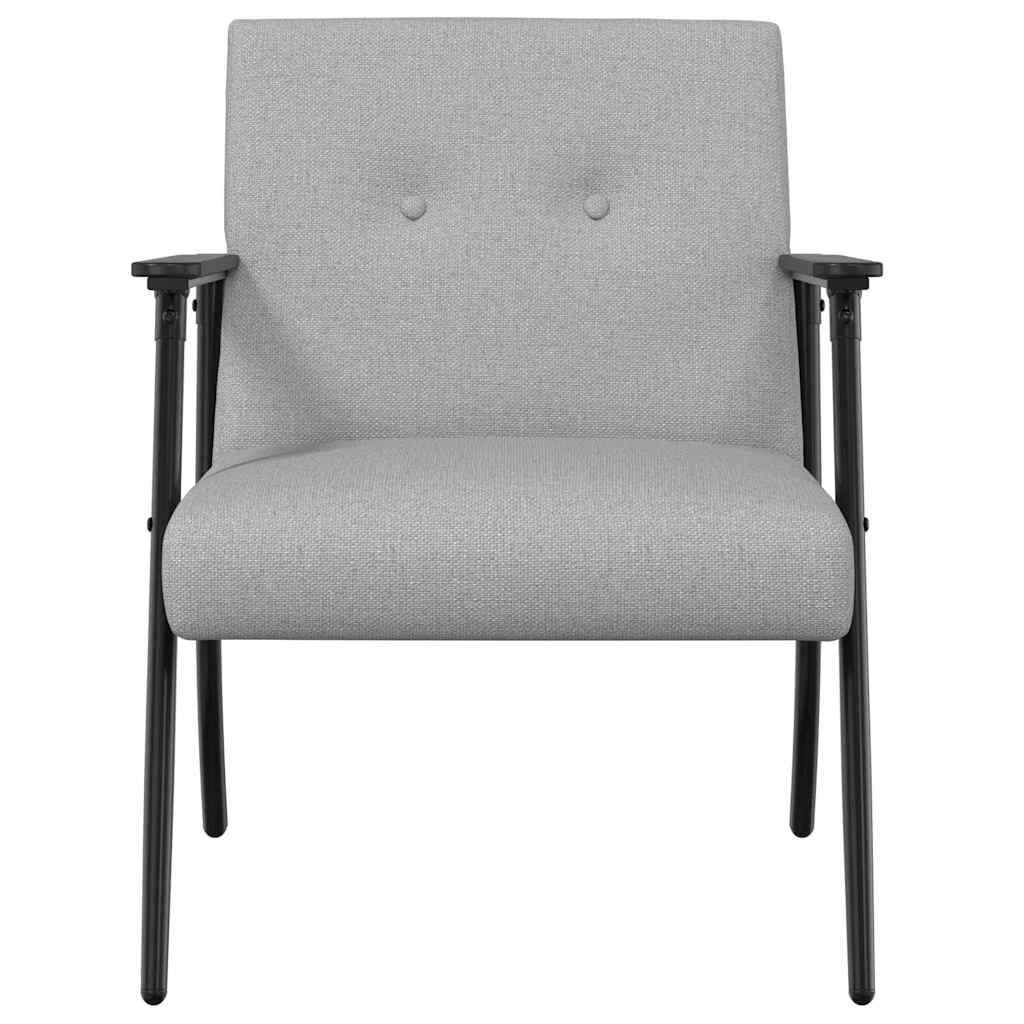 fotoliu Gri nori 59 x 75 x 78 cm tesatura — imaginea 5