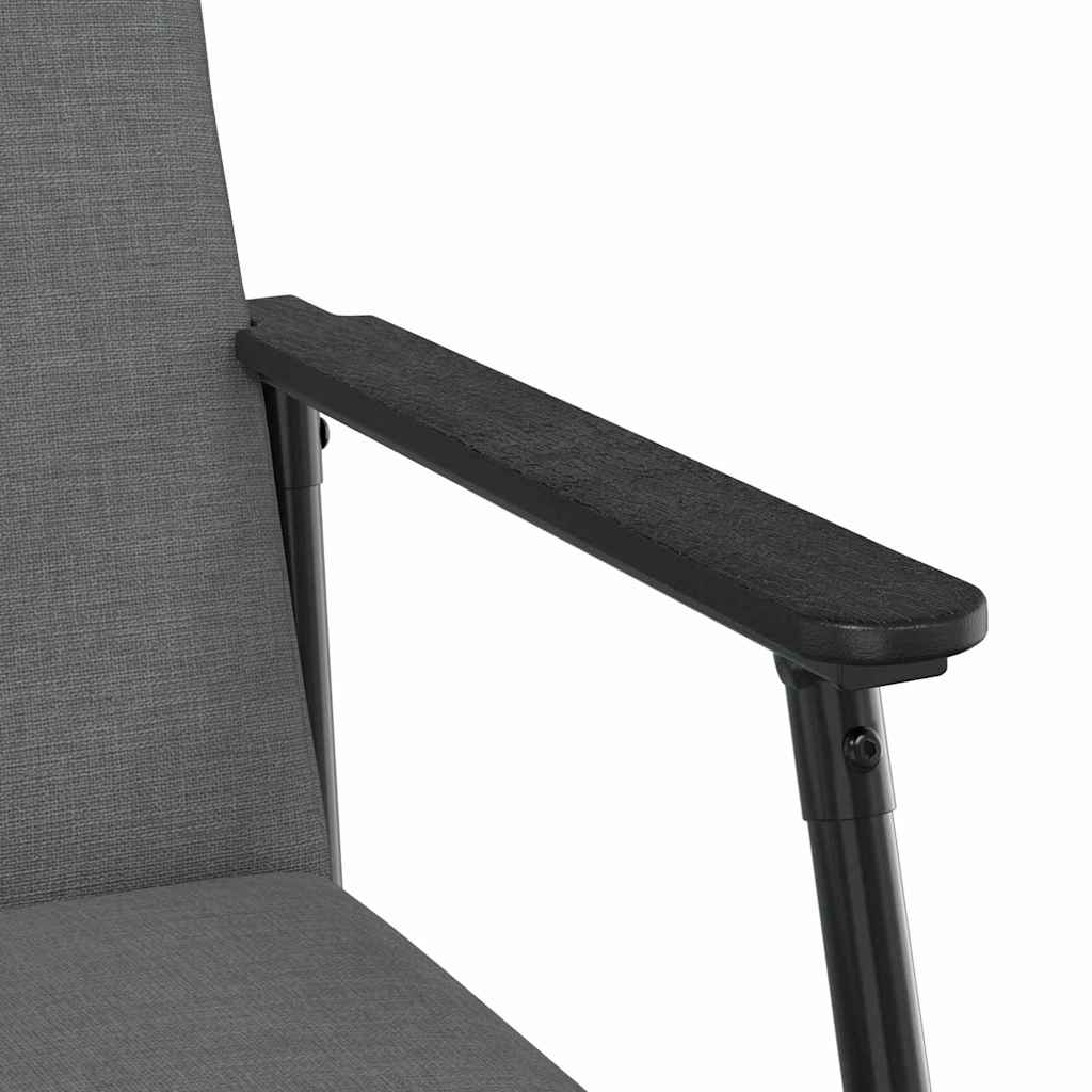 fotoliu Gri inchis 59 x 75 x 78 cm tesatura — imaginea 9