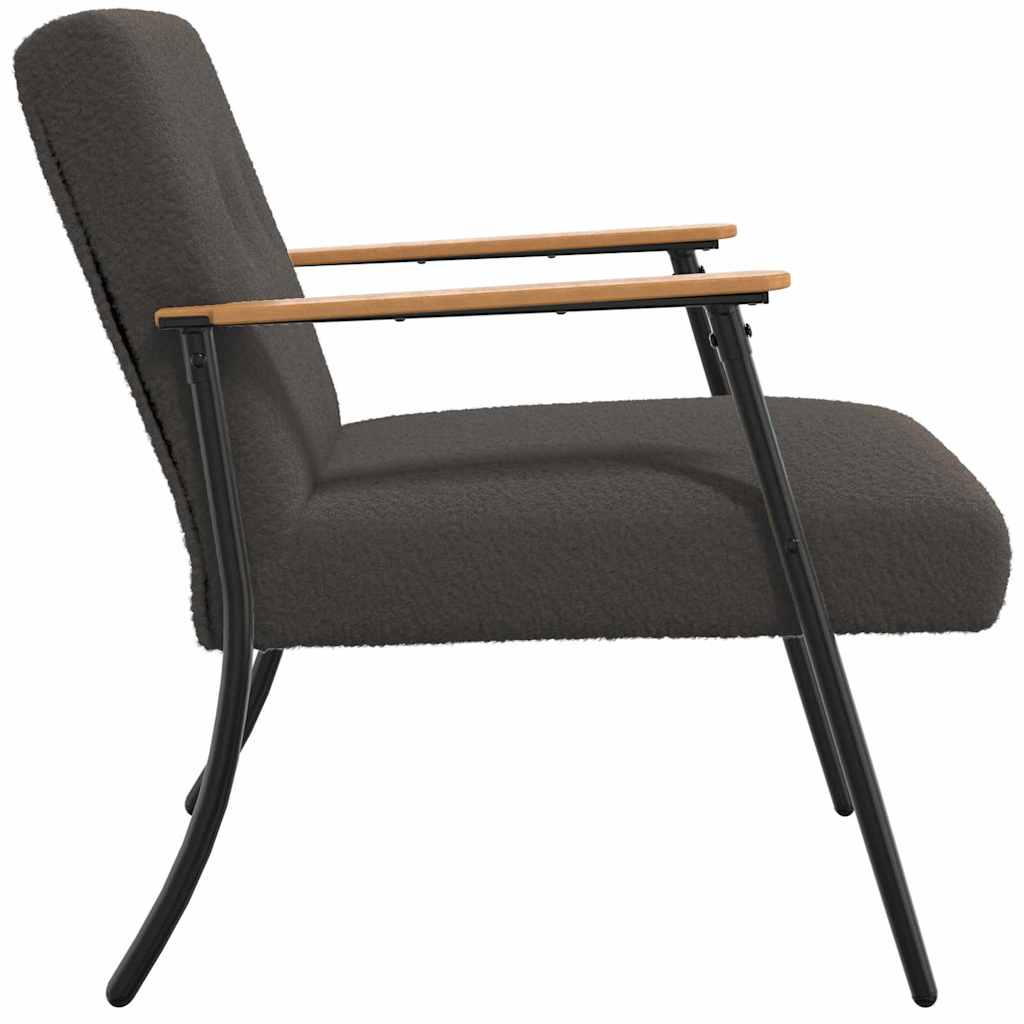 fotoliu Gri inchis 59 x 75 x 78 cm — imaginea 6