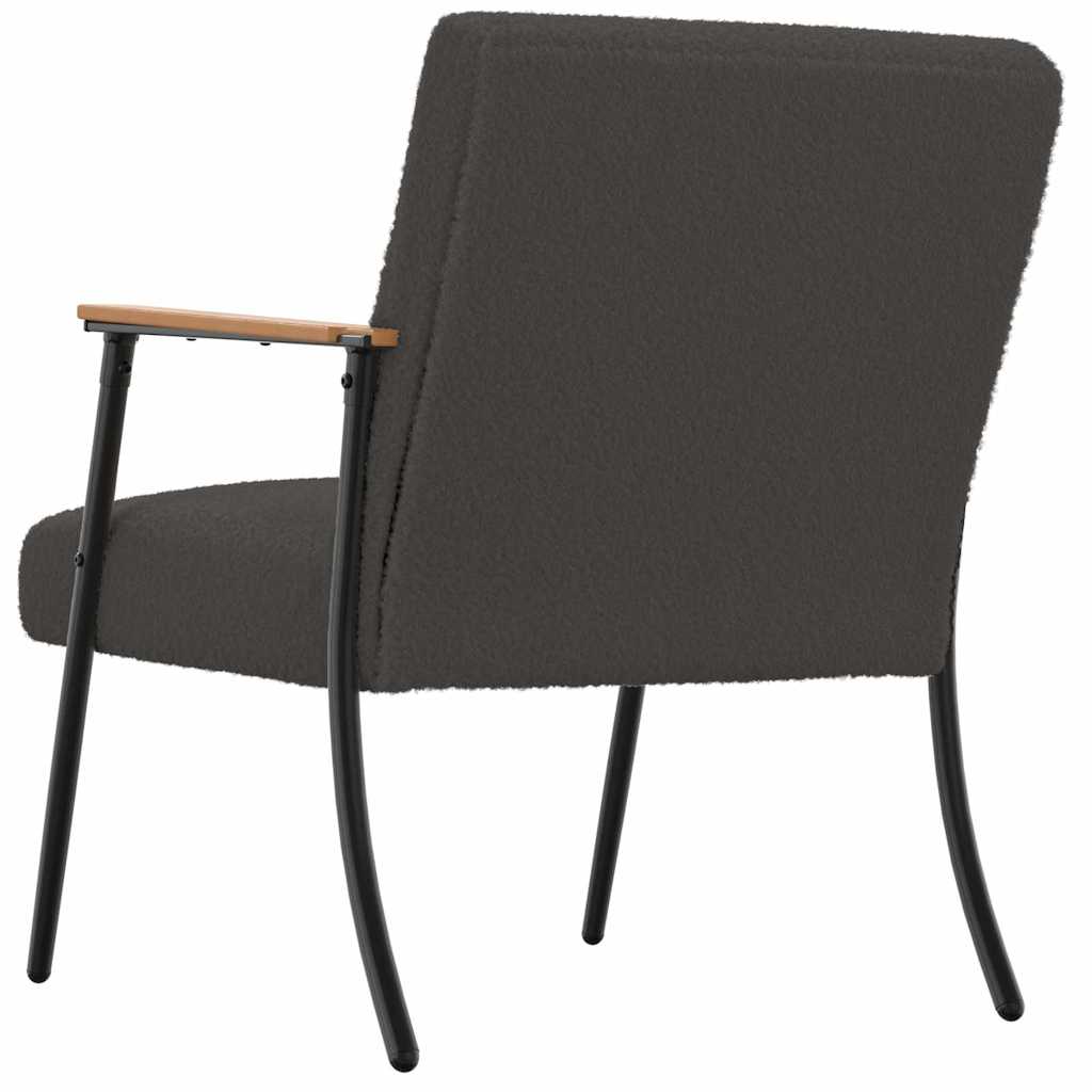 fotoliu Gri inchis 59 x 75 x 78 cm — imaginea 7