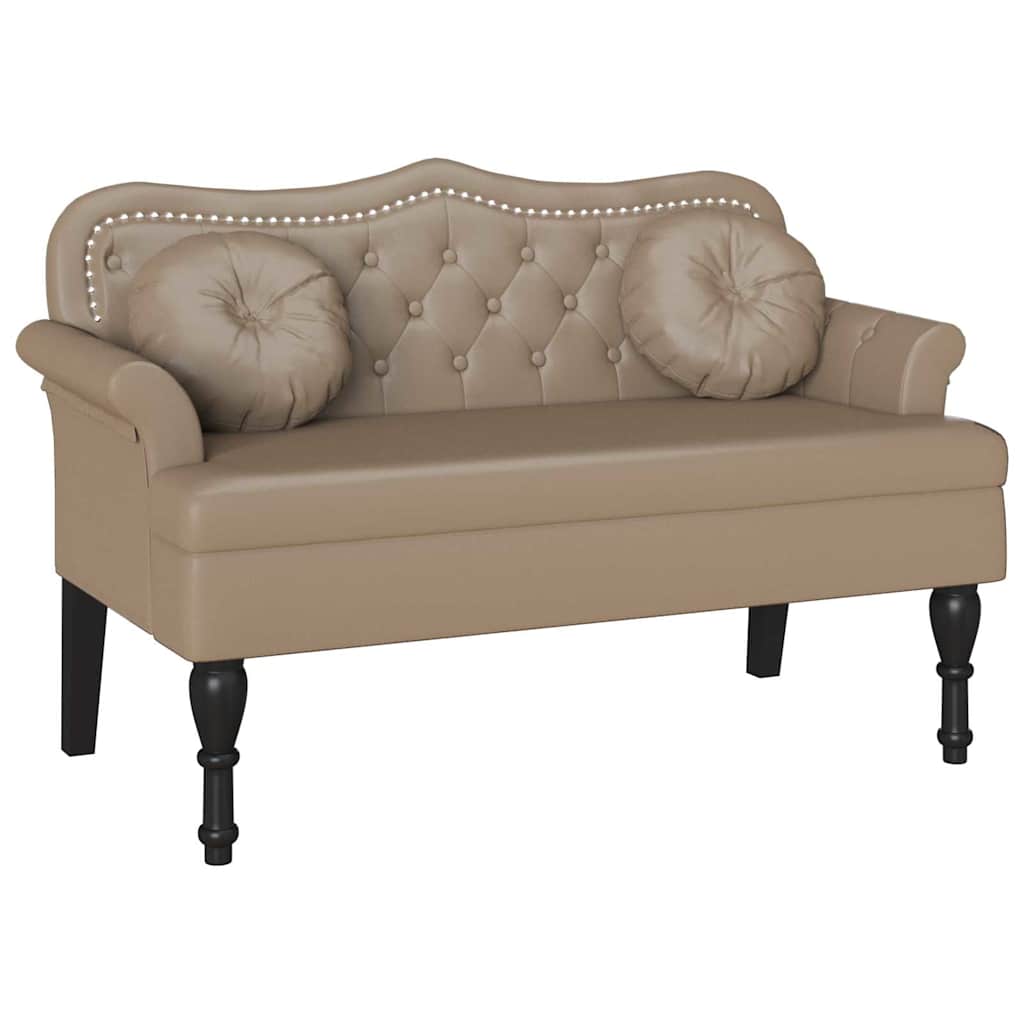 Banca Chesterfield cu perna Cappuccino 120.5 x 65 x 75 cm