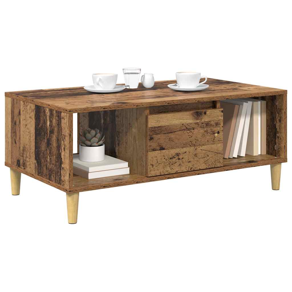 Masa de cafea Lemn Vechi 90 x 50 x 26.5 cm Lemn compozit — imaginea 4