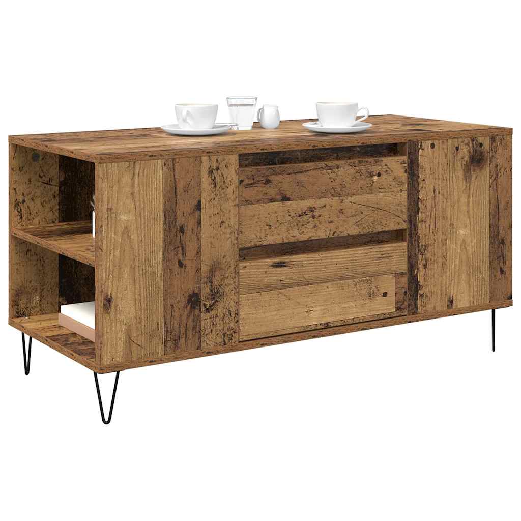 Masa de cafea Lemn Vechi 102 x 44,5 x 50 cm Lemn compozit — imaginea 4