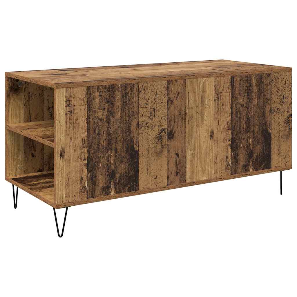 Masa de cafea Lemn Vechi 102 x 44,5 x 50 cm Lemn compozit — imaginea 9