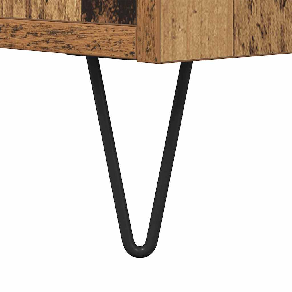 Masa de cafea Lemn Vechi 102 x 44,5 x 50 cm Lemn compozit — imaginea 11