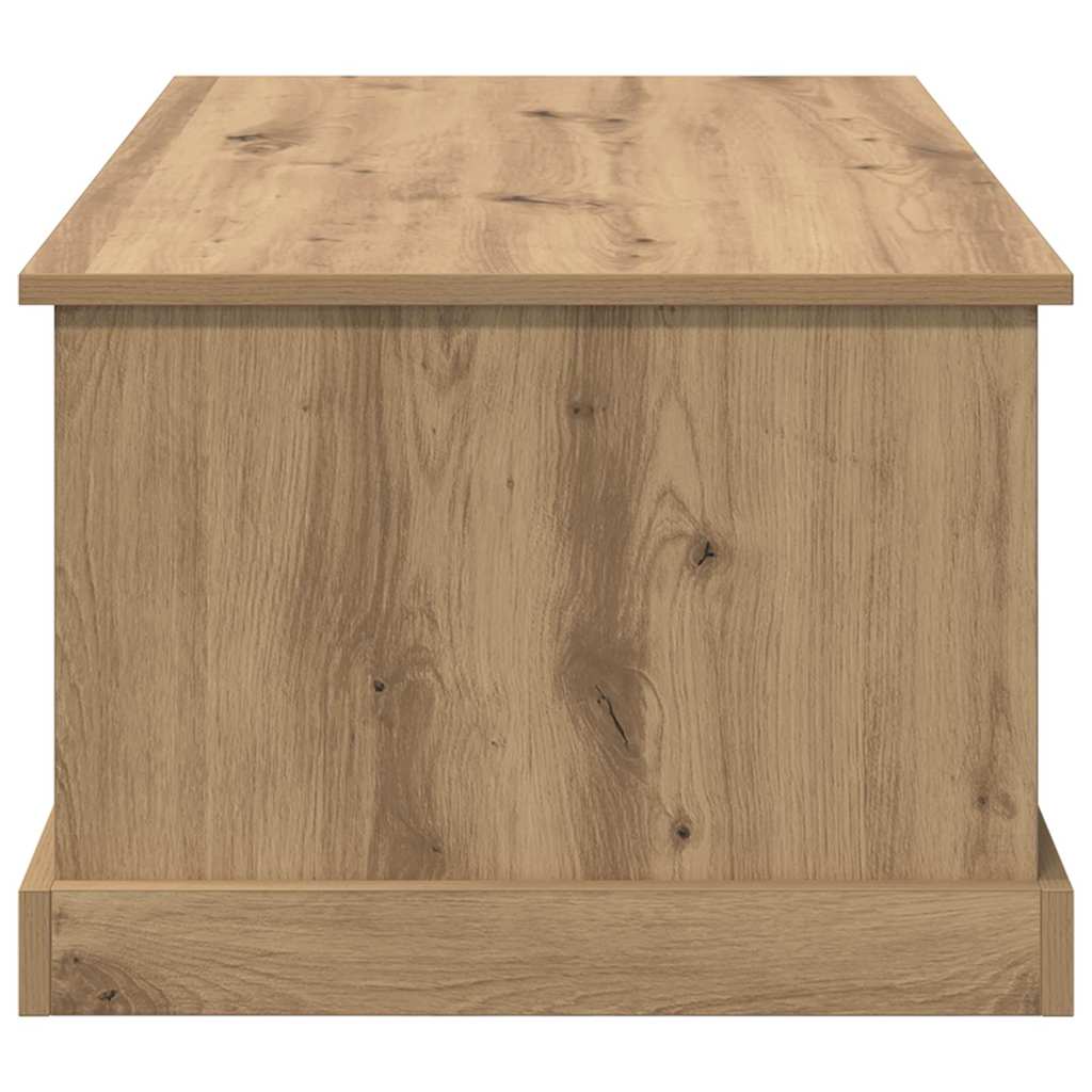 Masa de cafea Stejar Artizanal 90 x 50 x 35 cm Lemn compozit — imaginea 8