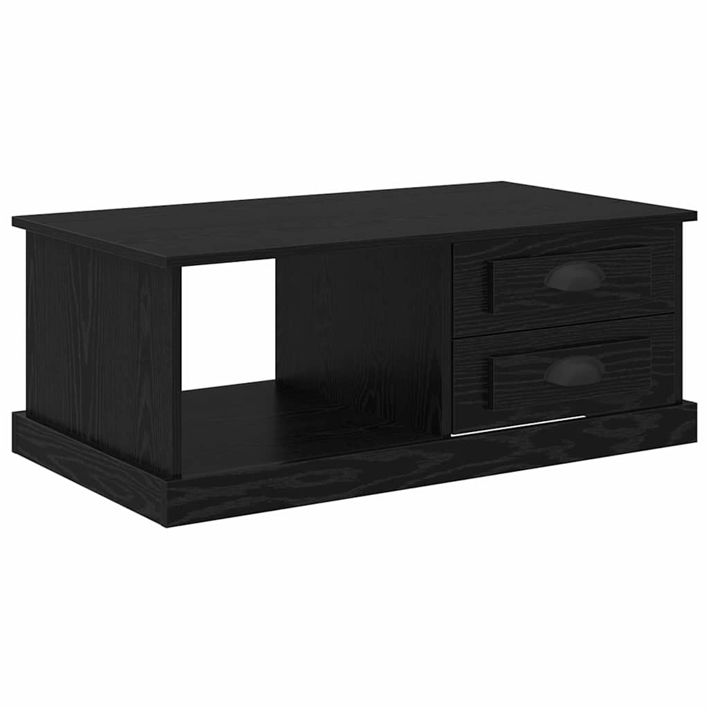 Masa de cafea Stejar Negru 90 x 50 x 35 cm Lemn compozit