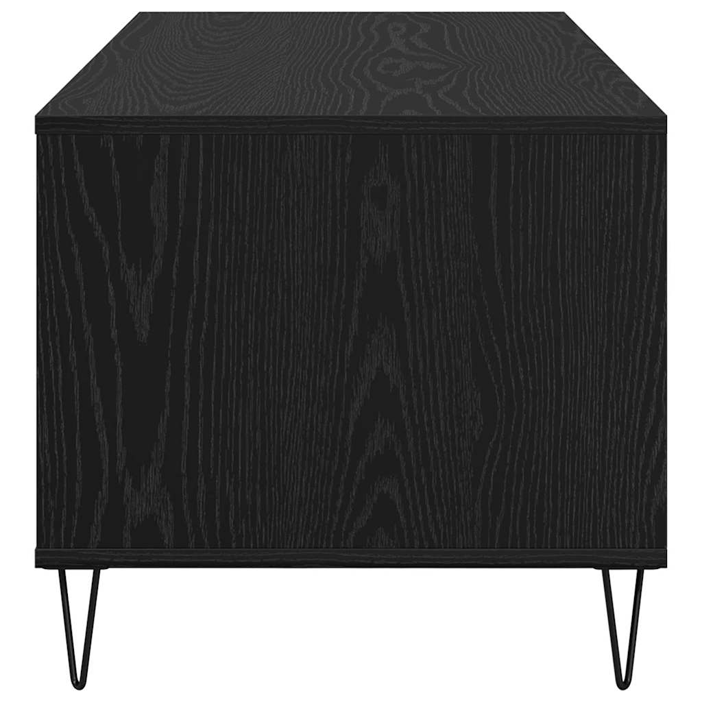 Masa de cafea Stejar Negru 90 x 49 x 45 cm Lemn compozit — imaginea 8