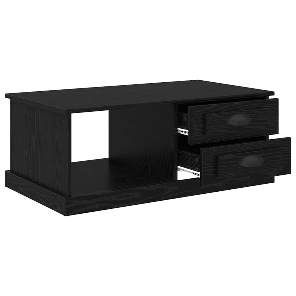 Masa de cafea Stejar Negru 90 x 50 x 35 cm Lemn compozit — imaginea 6