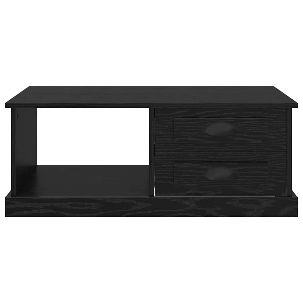 Masa de cafea Stejar Negru 90 x 50 x 35 cm Lemn compozit — imaginea 7