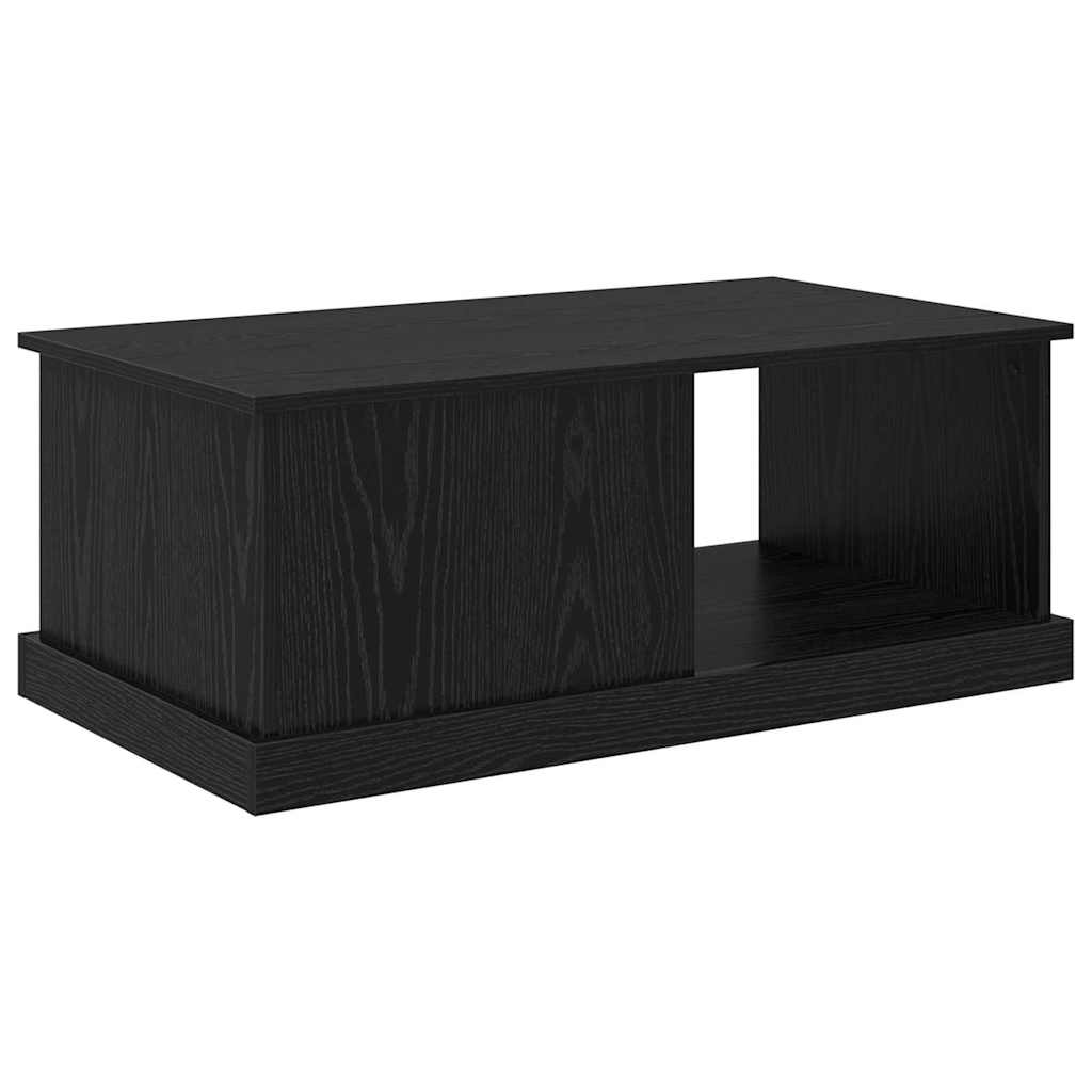Masa de cafea Stejar Negru 90 x 50 x 35 cm Lemn compozit — imaginea 9