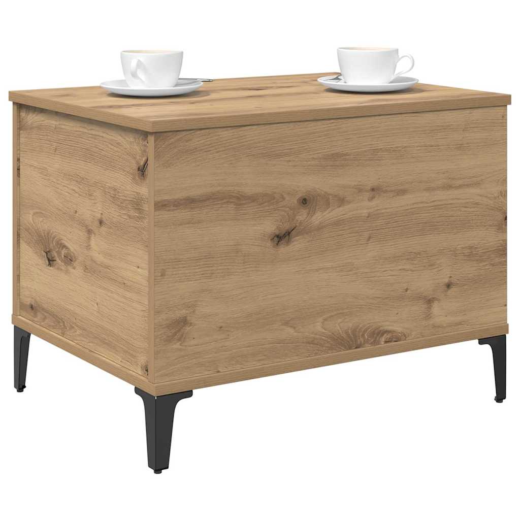 Masa de cafea Stejar Artizanal 60 x 44,5 x 45 cm Lemn compozit — imaginea 4