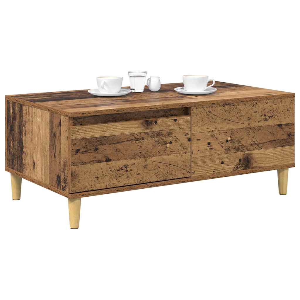 Masa de cafea Lemn Vechi 90 x 50 x 35 cm Lemn compozit — imaginea 4