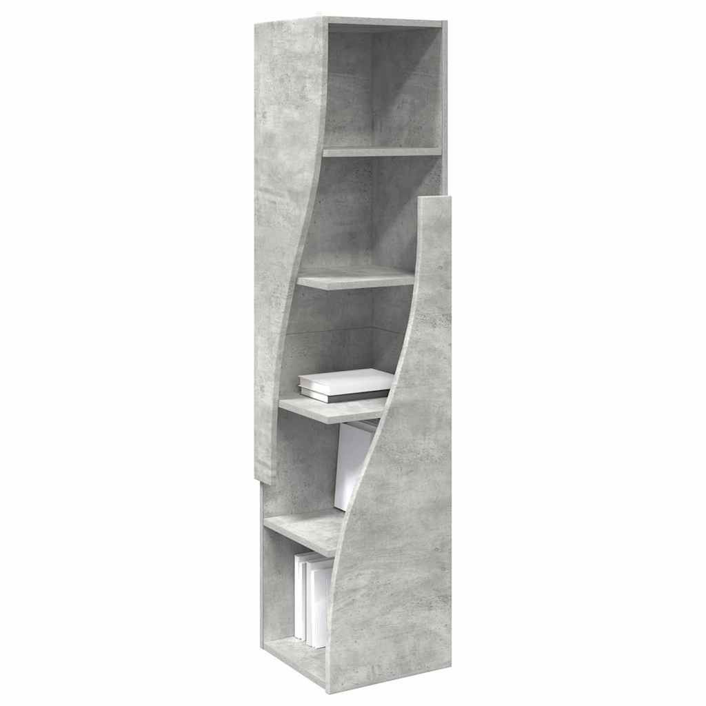 Dulap de colt Alb 32x32x140cm Lemn compozit — imaginea 4