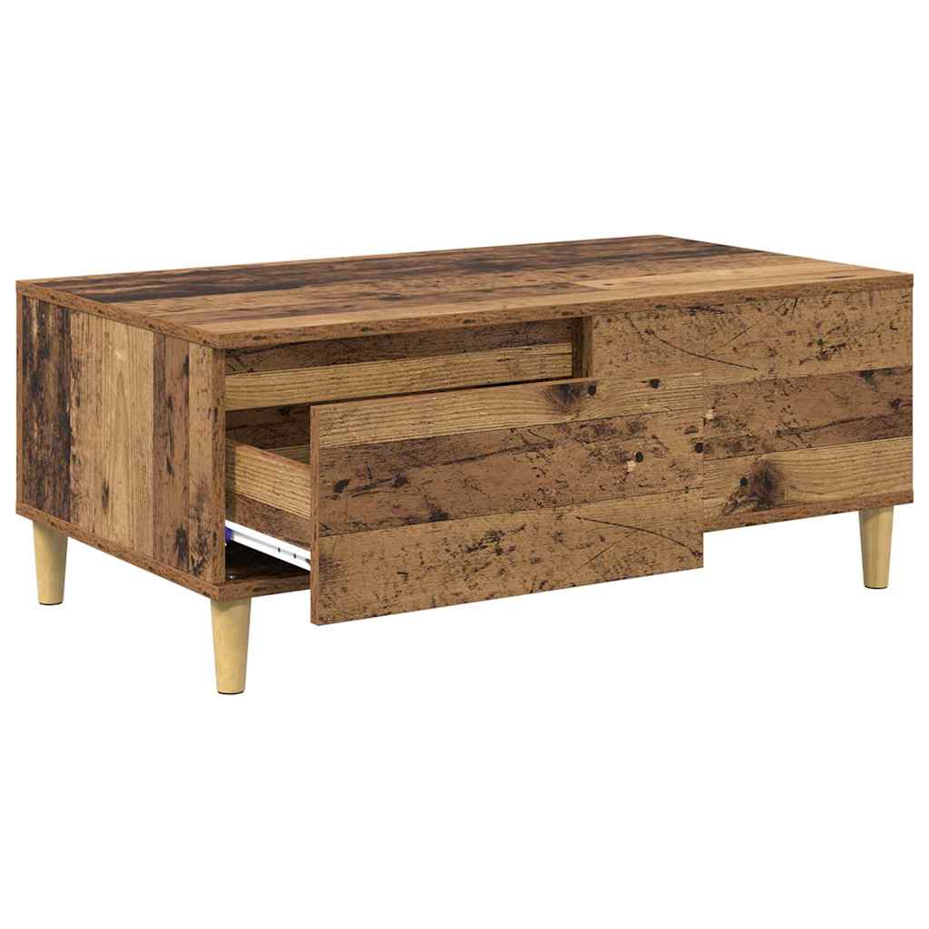 Masa de cafea Lemn Vechi 90 x 50 x 35 cm Lemn compozit — imaginea 6