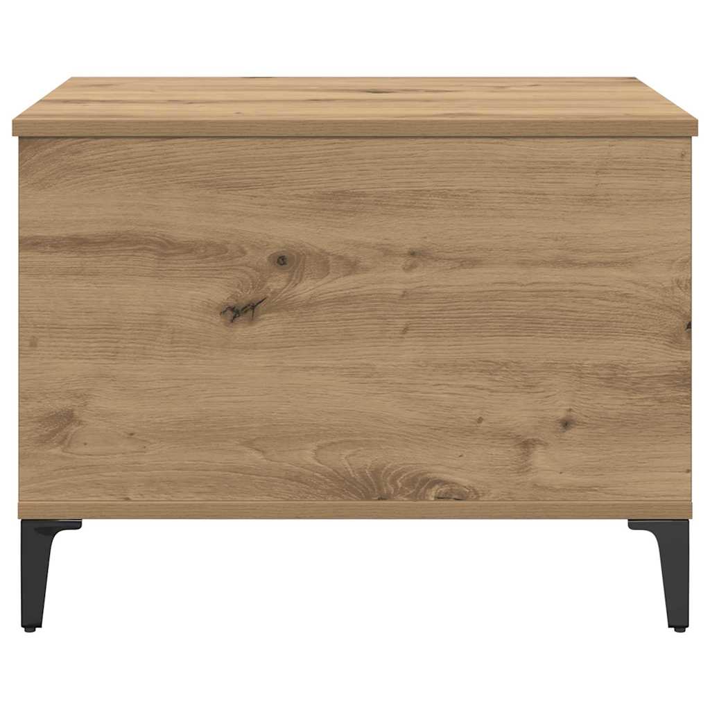 Masa de cafea Stejar Artizanal 60 x 44,5 x 45 cm Lemn compozit — imaginea 7