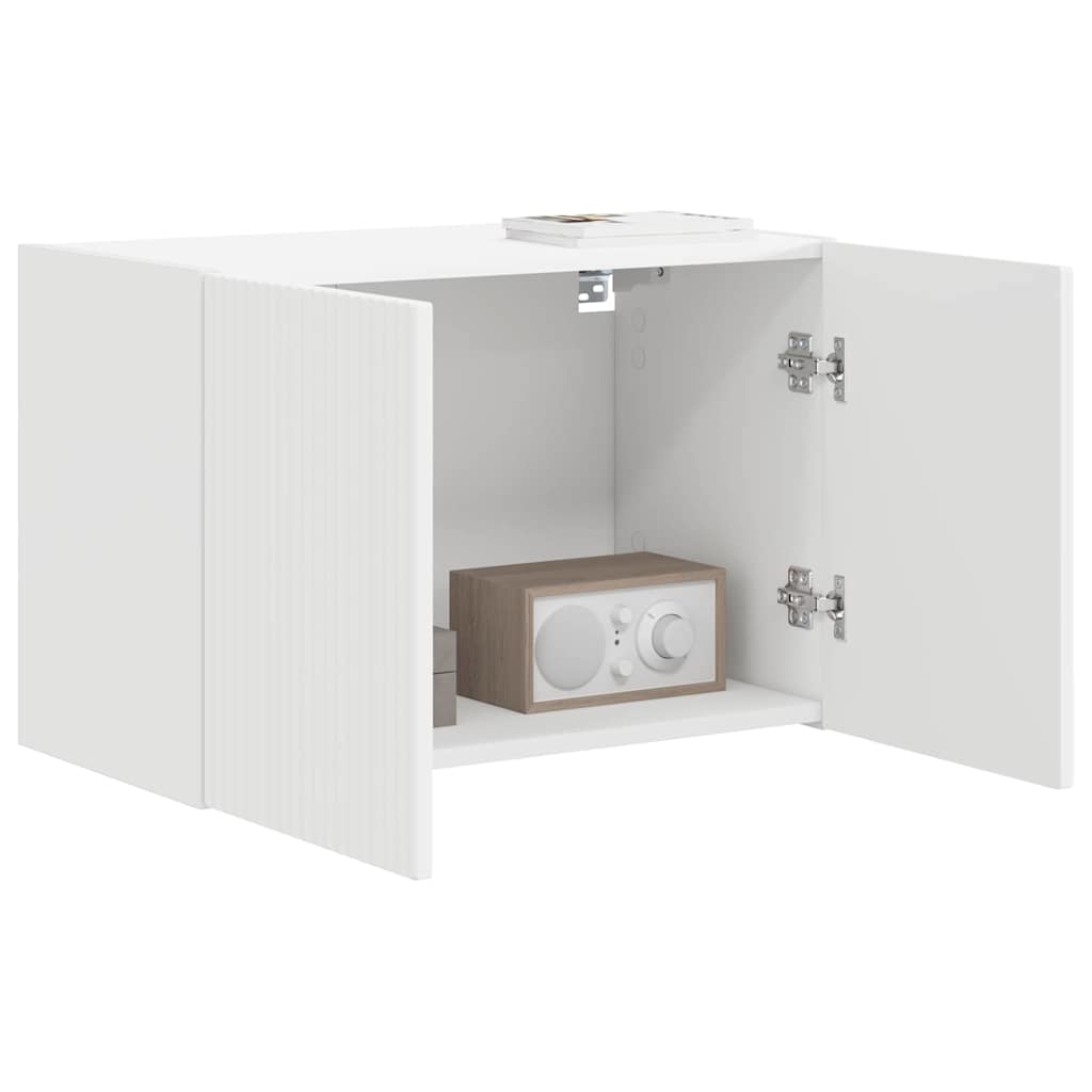 Dulap TV de perete Alb 59,5 x 31 x 40 cm Lemn compozit — imaginea 4