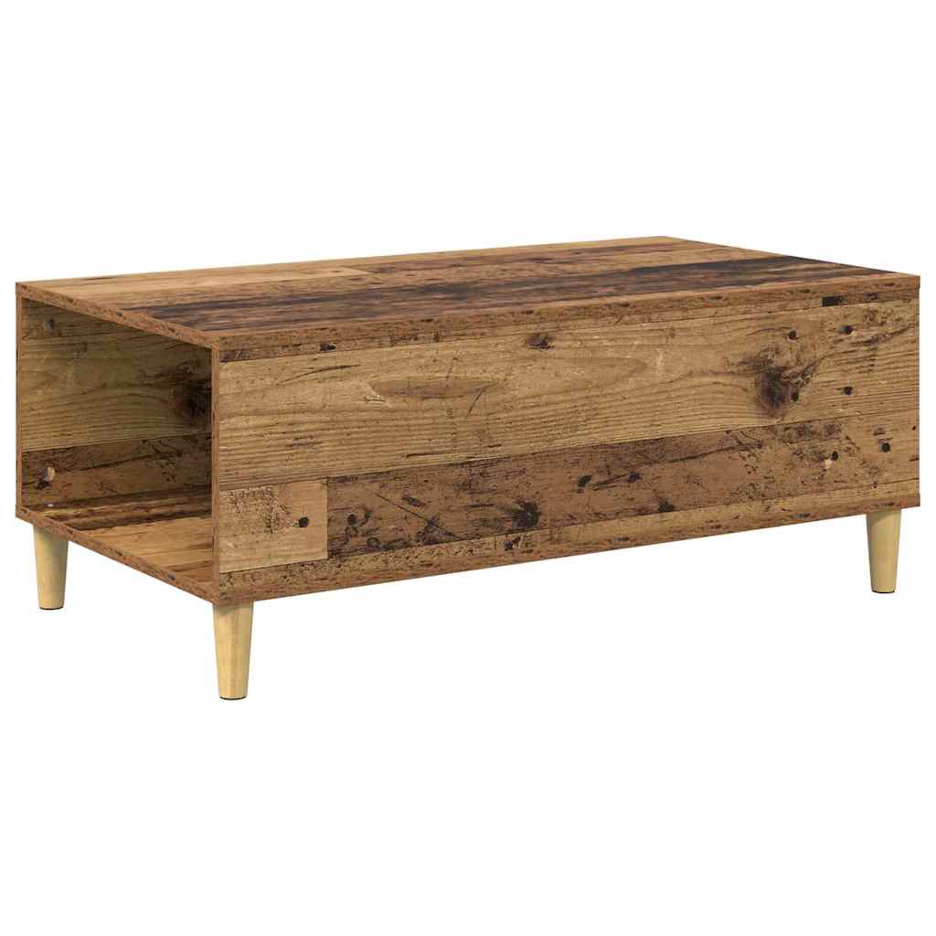 Masa de cafea Lemn Vechi 90 x 50 x 35 cm Lemn compozit — imaginea 9
