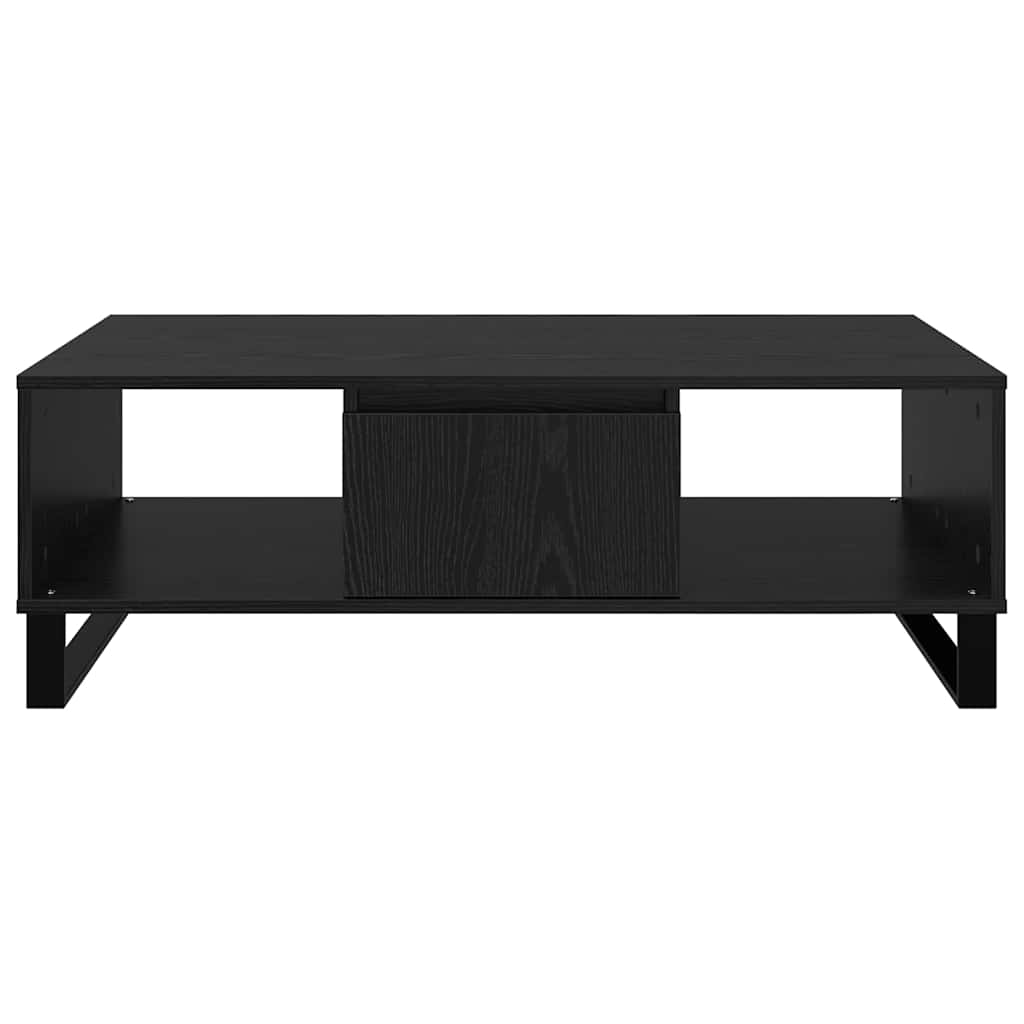 Masa de cafea Stejar Negru 104 x 60 x 35 cm Lemn compozit — imaginea 7