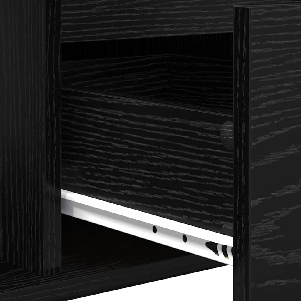 Masa de cafea Stejar Negru 90 x 50 x 26.5 cm Lemn compozit — imaginea 11