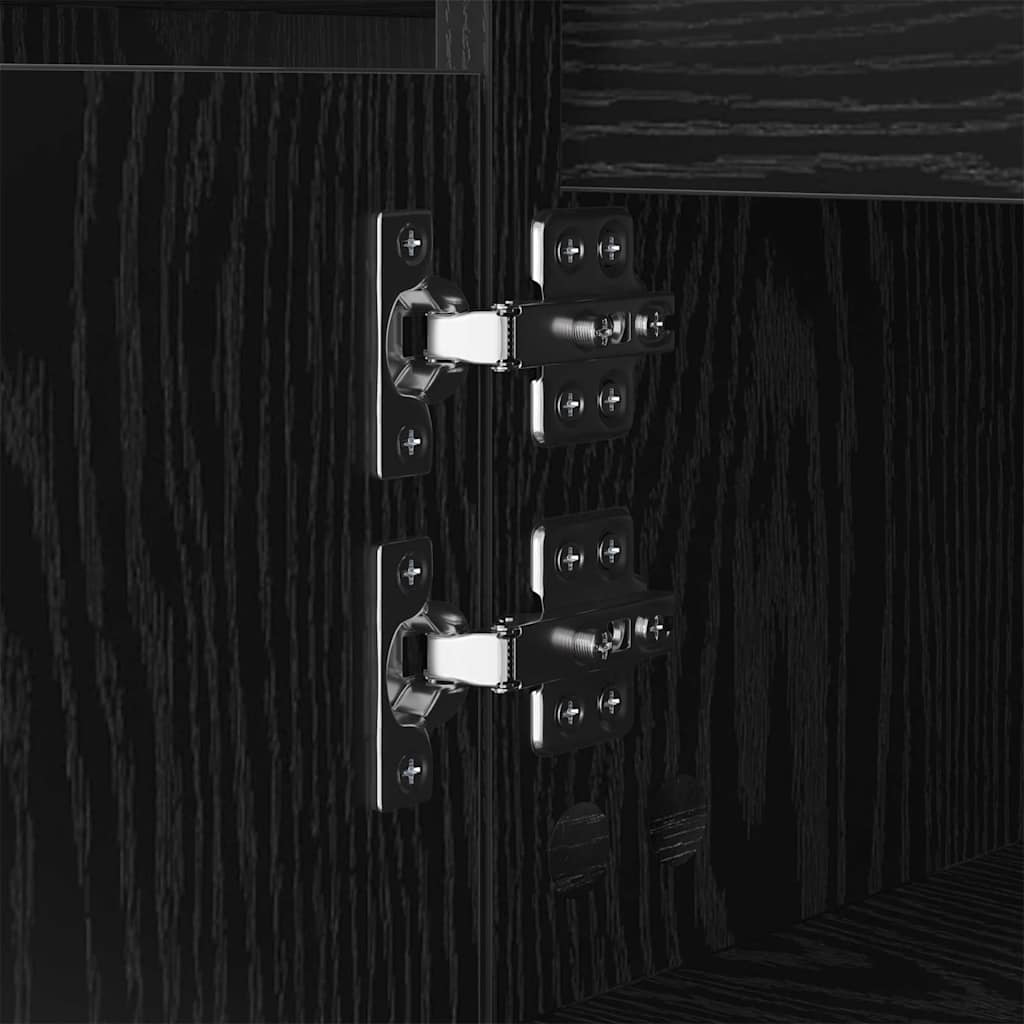 Masa de cafea Stejar Negru 104 x 60 x 35 cm Lemn compozit — imaginea 10