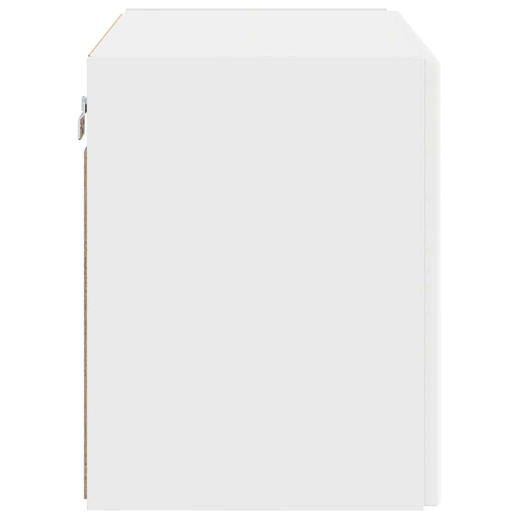 Dulap TV de perete Alb 59,5 x 31 x 40 cm Lemn compozit — imaginea 8