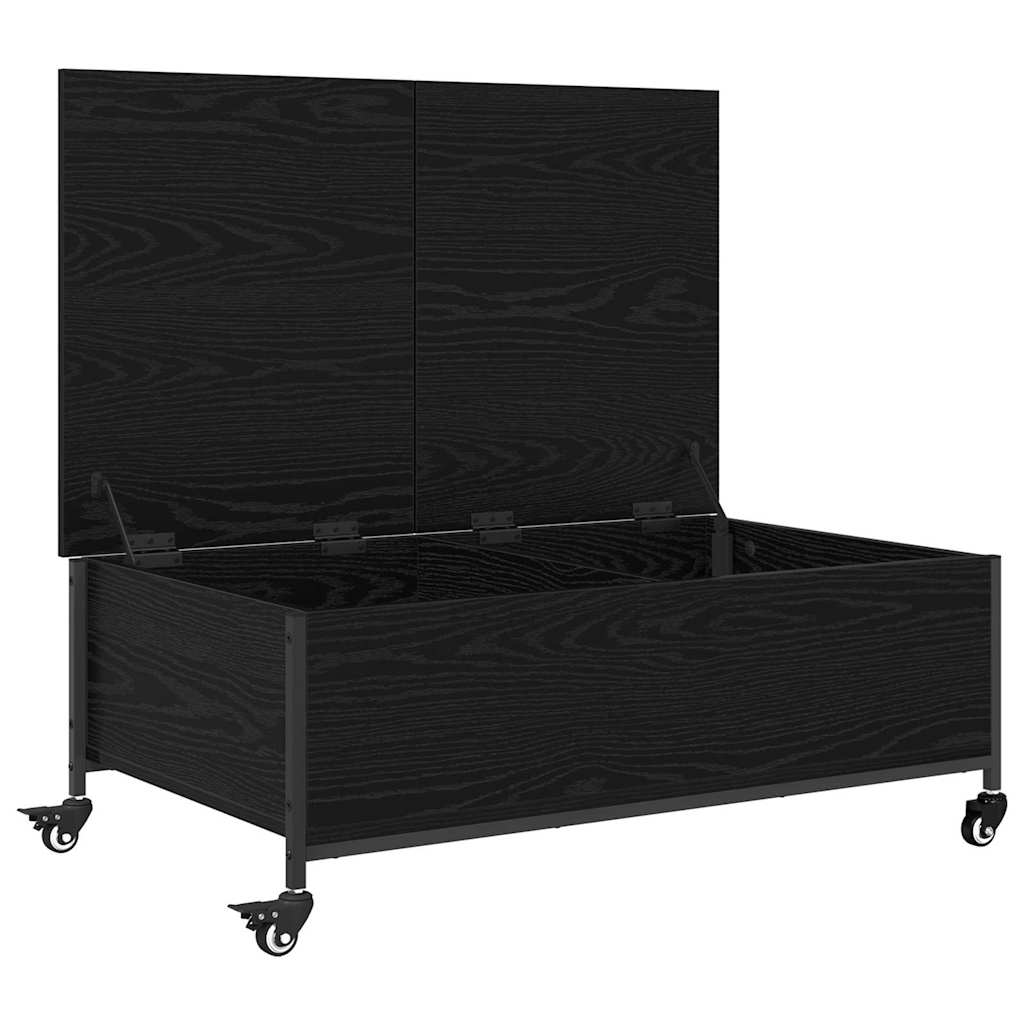 Masa de cafea Stejar Negru 91 x 55 x 32 cm Lemn compozit — imaginea 6