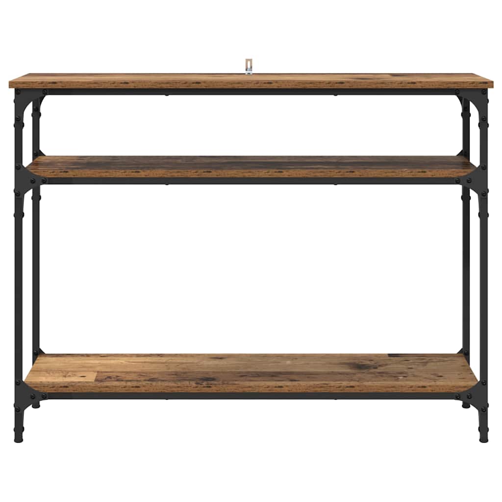 Masa de consola Lemn Vechi 100 x 29 x 75 cm Lemn compozit — imaginea 6