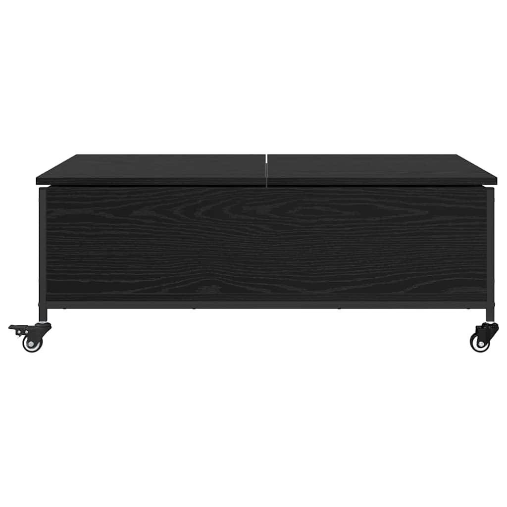 Masa de cafea Stejar Negru 91 x 55 x 32 cm Lemn compozit — imaginea 7