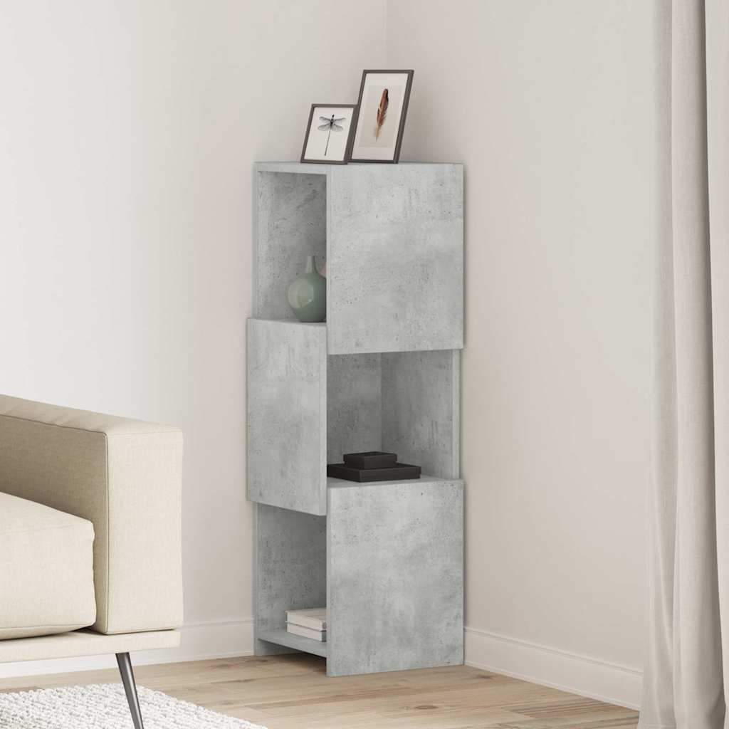 Dulap de colt Alb 30,5x30x95cm Lemn compozit — imaginea 2