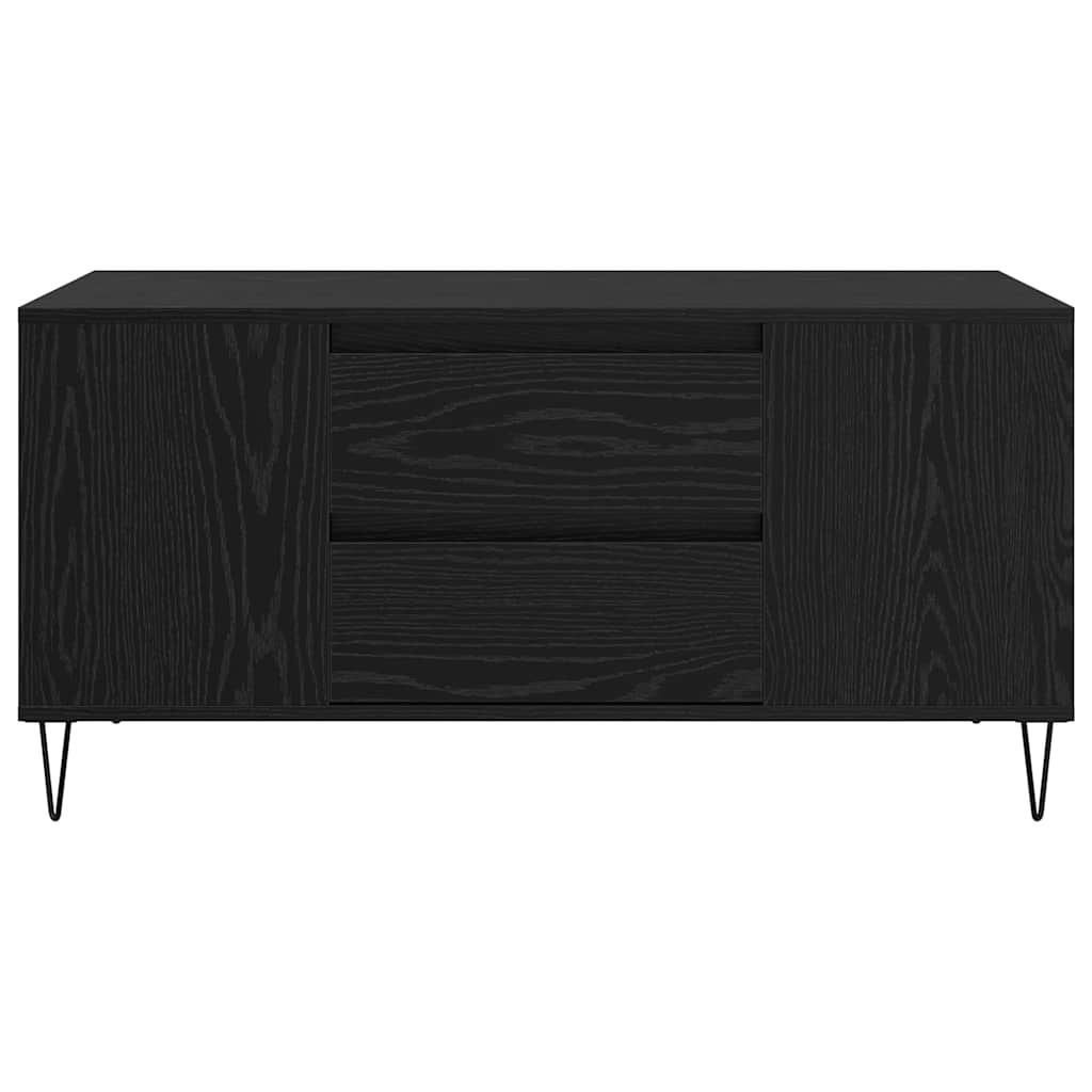 Masa de cafea Stejar Negru 102 x 44,5 x 50 cm Lemn compozit — imaginea 7