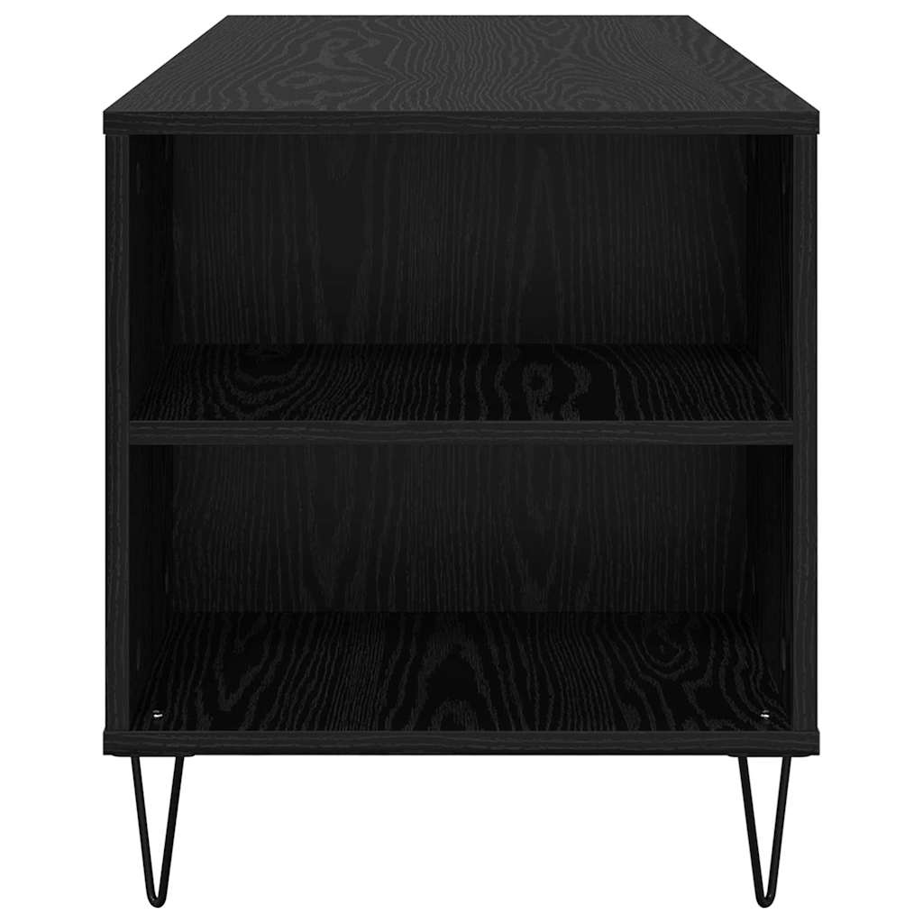 Masa de cafea Stejar Negru 102 x 44,5 x 50 cm Lemn compozit — imaginea 8