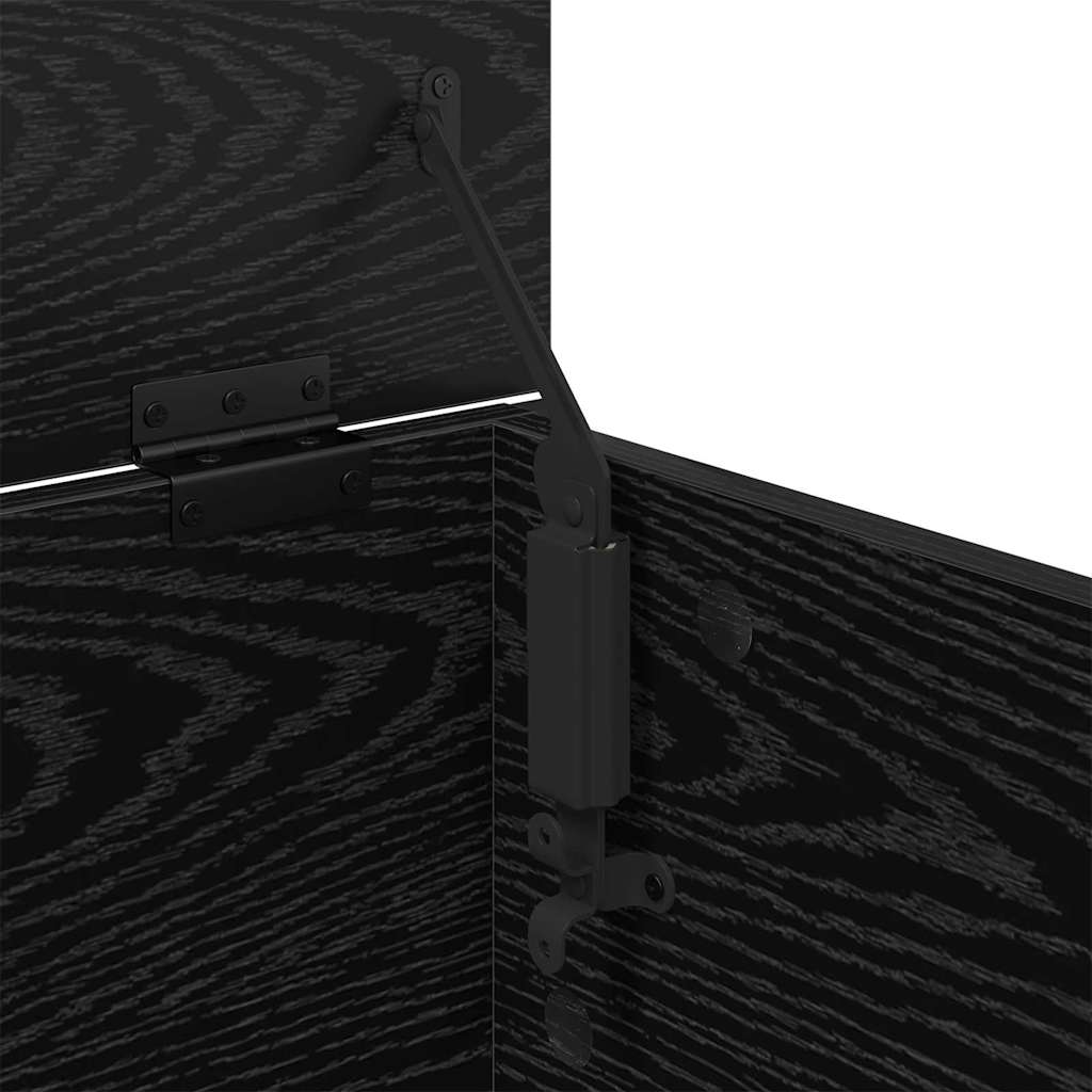 Masa de cafea Stejar Negru 91 x 55 x 32 cm Lemn compozit — imaginea 10