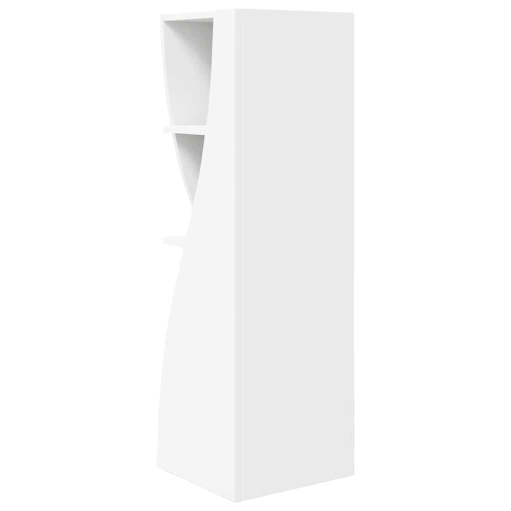 Dulap de colt Alb 32x32x102cm Lemn compozit — imaginea 8