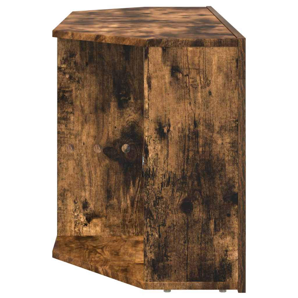 Sifonier LED pentru TV coltar Stejar fumuriu 105 x 40 x 50 cm — imaginea 10